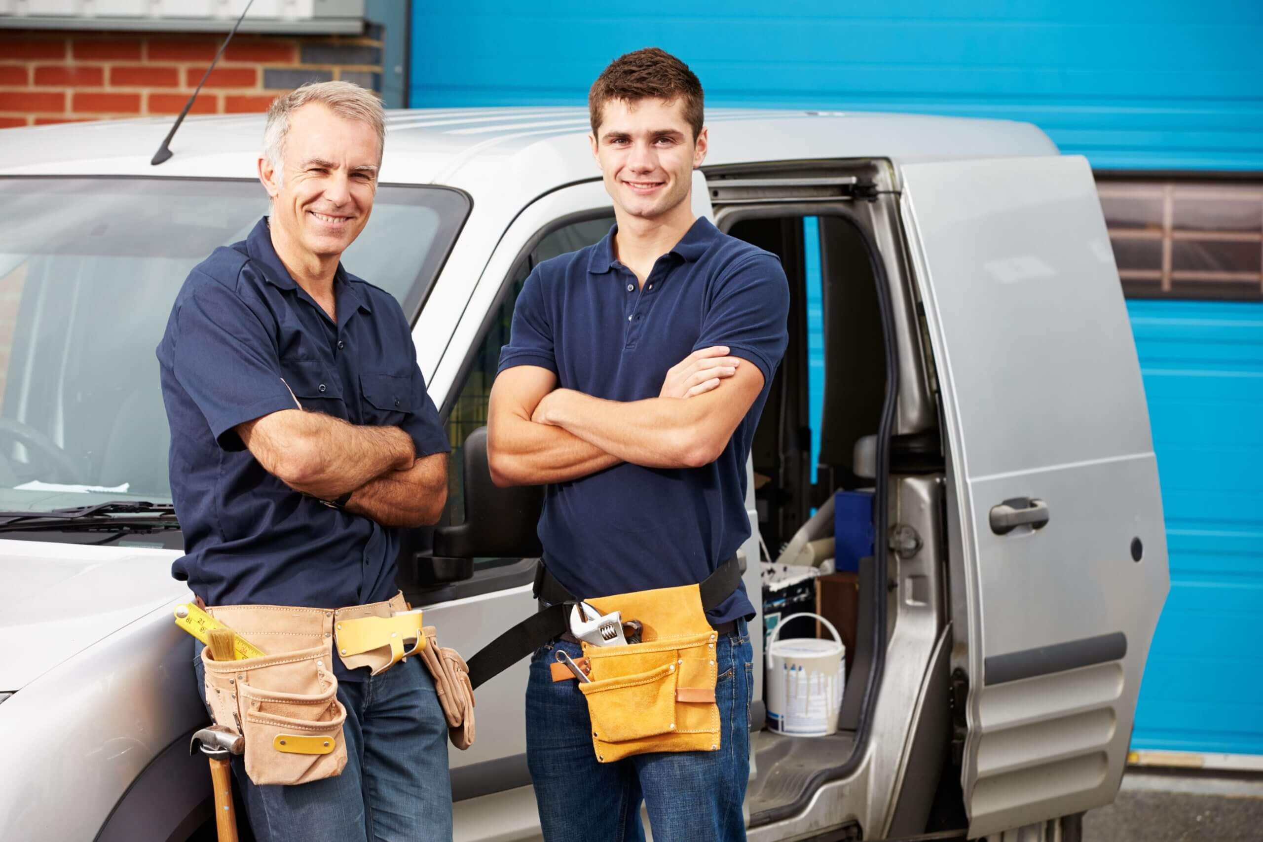 happy tradies after commercial loans approval